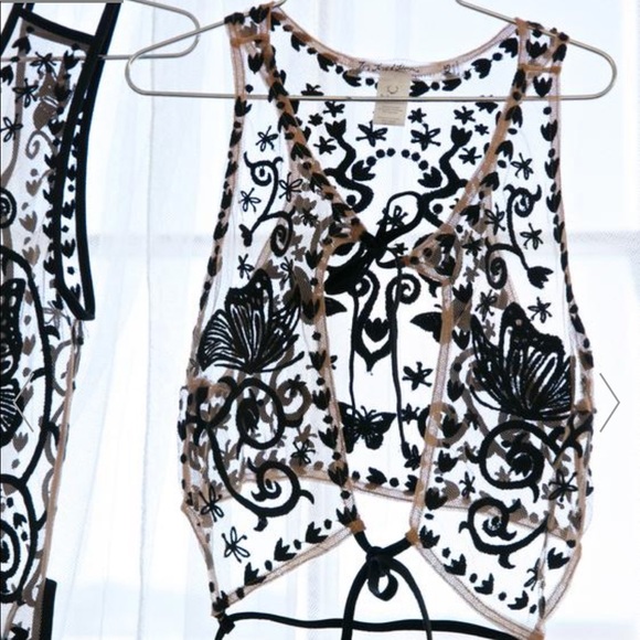 For Love and Lemons Karina Butterfly Crop Skivvies Top - Picture 5 of 8